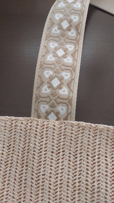 Duża pleciona torba