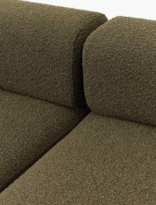 Sofa modułowa Bouclé 216 cm x 110 cm x 71 cm (2-osobowa)