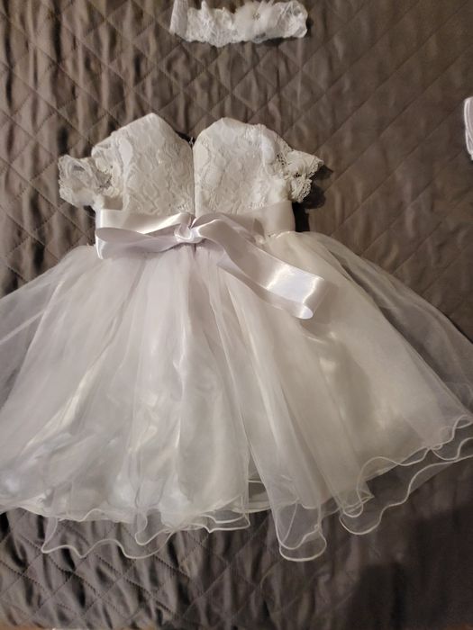 Sukienka do chrztu rozm 86