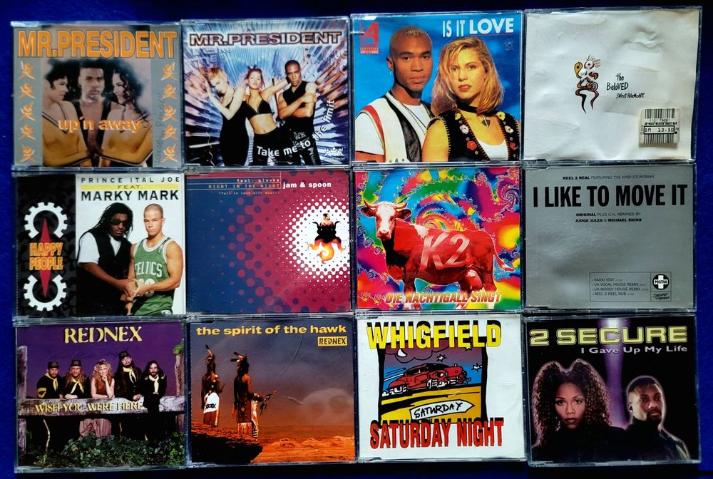 Много фирменных CD Eurodance, Techno (Snap, Masterboy, Pharao и др)