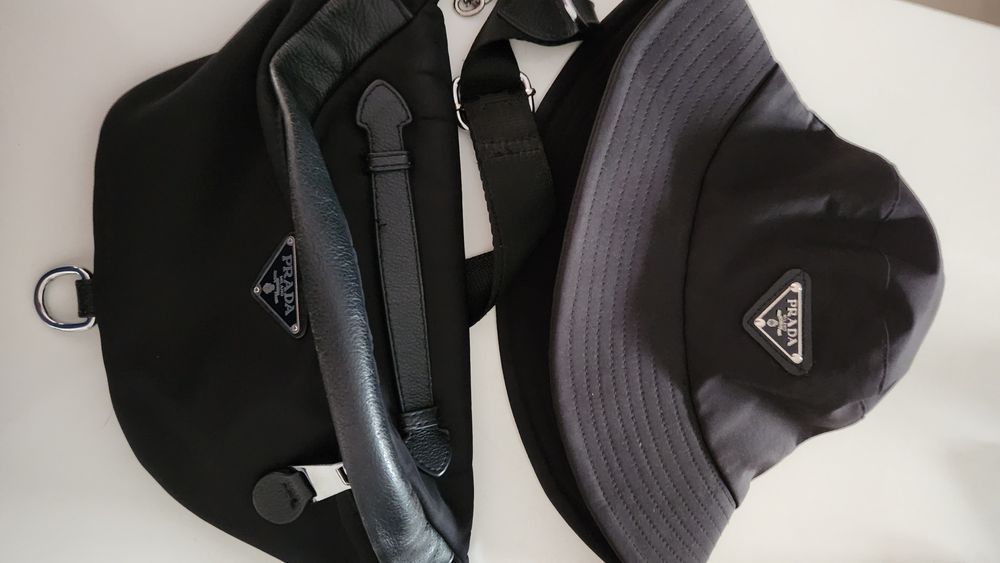 Prada nerka torebka kaszkiet kapelusz czapka unisex