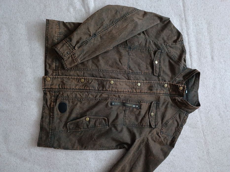 Стильна вінтажна чоловіча джинсовка/джинсова куртка