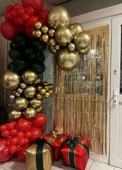 Dekoracje balonowe Świąteczne i Sylwestrowe na terenie Łodzi i okolic