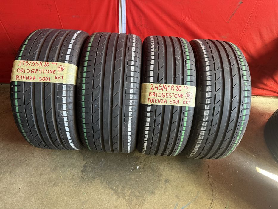 Pneus RFT 245/40/20 + 275/35/20 Bridgestone impecaveis