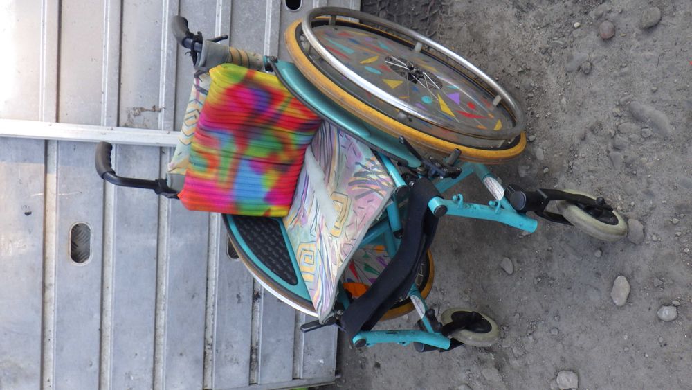 Elektryczny wózek Skladany