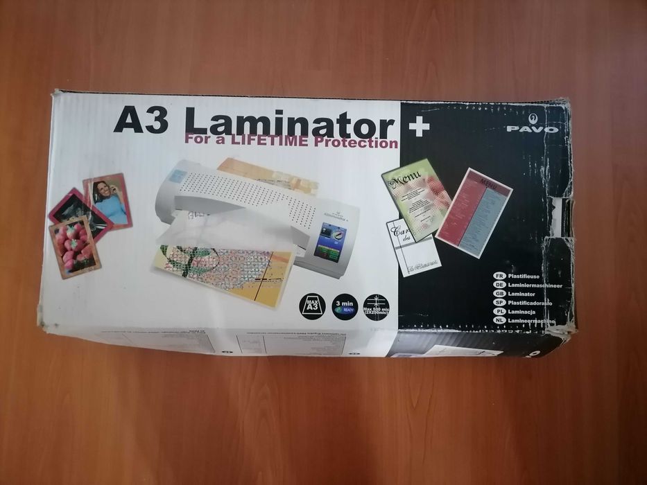Laminadora plastificadora A3 Pavo