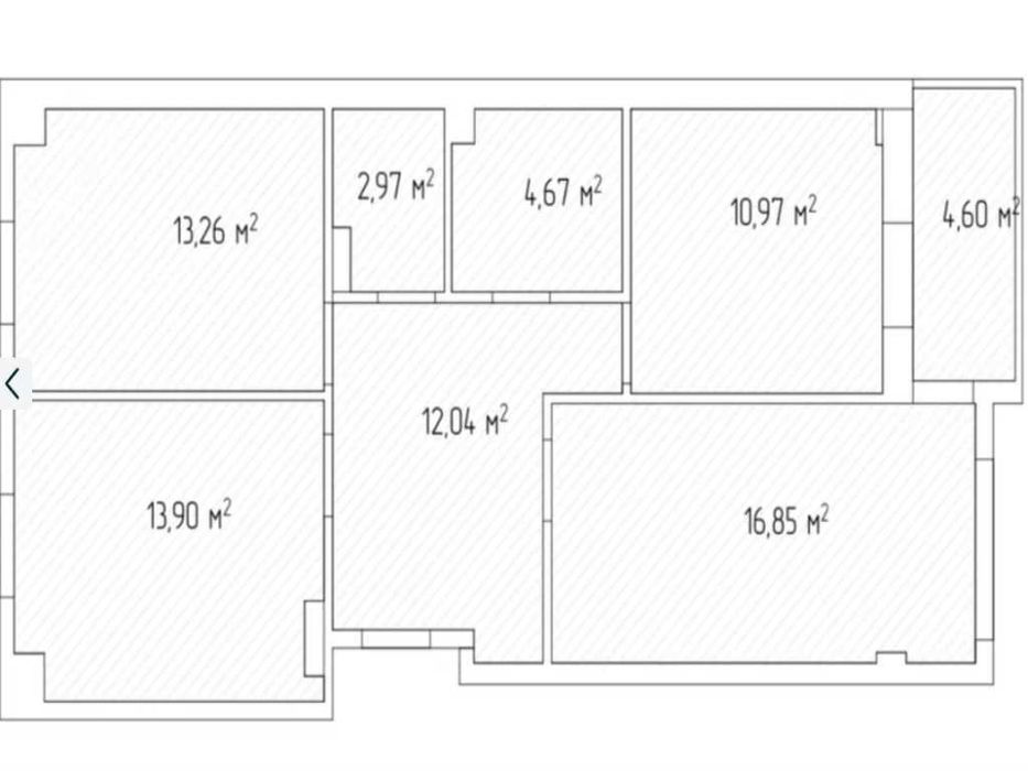 Трикімнатна в ЖК Європейський квартал чекає на нового власника