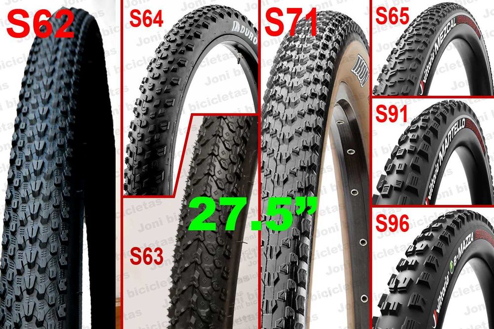 Pneus de bicicleta (roda 22, 24, 27, 27,5 e 29)