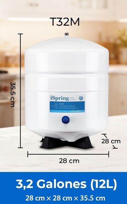Tanque de armazenamento de água pressurizada iSpring T32M ---NOVO---
