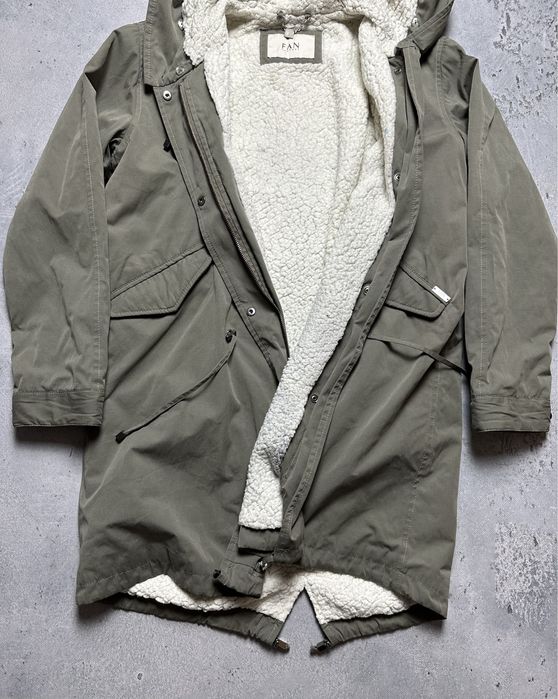 parka z kapturem FAN LEATHER