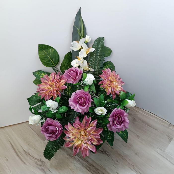 Komplet wiązanka stroik na grób cmentarz