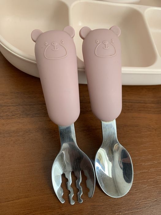 Набір посуду для прикорму для дівчинки