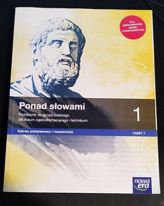 Książka Ponad Słowami 1 do J. Polskiego zakres podstawowy i rozszerzon
