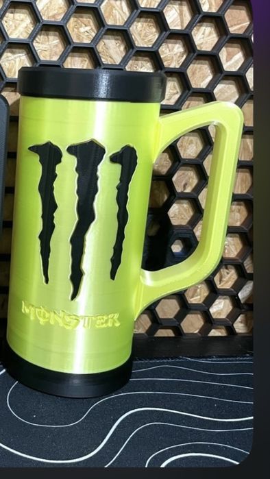 Porta latas Monster