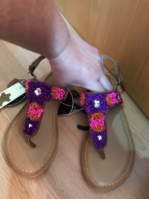 New Sandals Size 38
