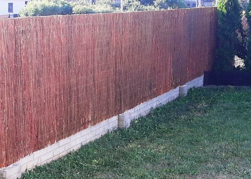 MATA WIKLINOWA 180x500 cm - Maty wiklinowe na płot Darmowa Dostawa