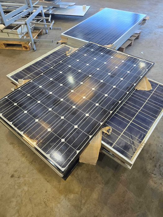 Lote 56 painéis solares NOVOS – 14,15 kWp – 990€ (18€/painel)
