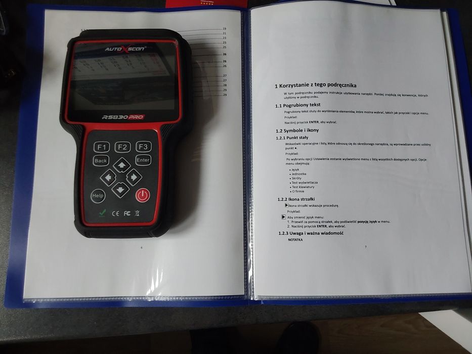 Profesjonalny tester diagnostyczny RS830PRO
