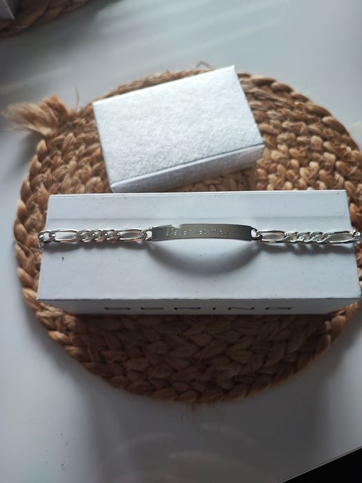 Bransoletka srebrna próba 925