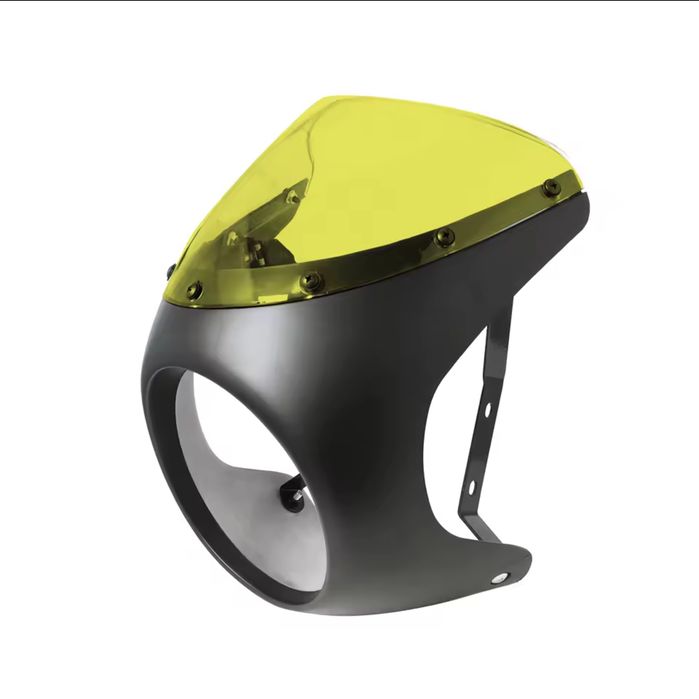 Обтічник (вітрове скло) для мотоцикла з 7 дюймовою фарою