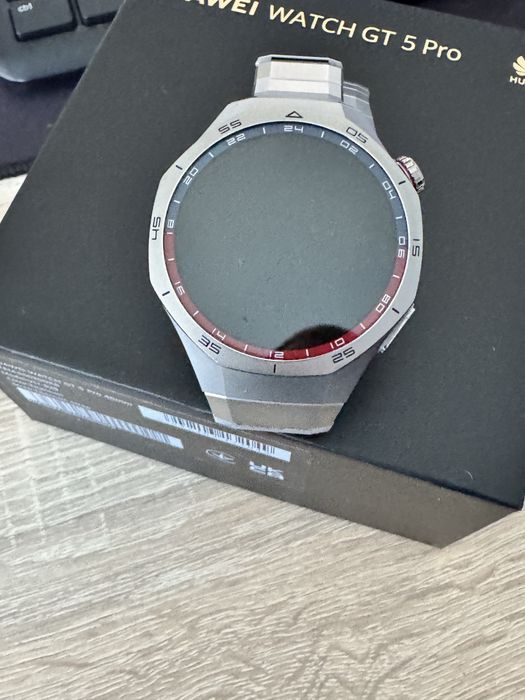 Huawei watch gt 5 pro tytan stan jak nowy