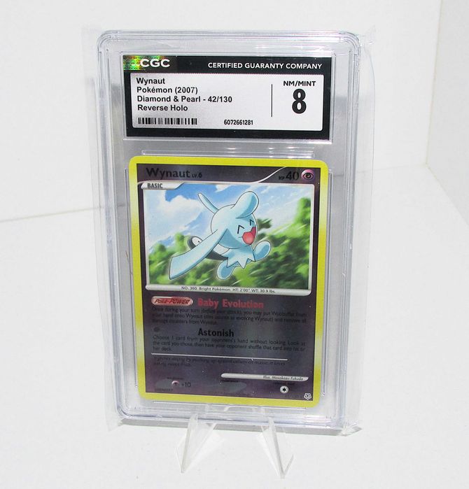 Wynaut Reverse Holo - CGC 8 - Pokémon 2007