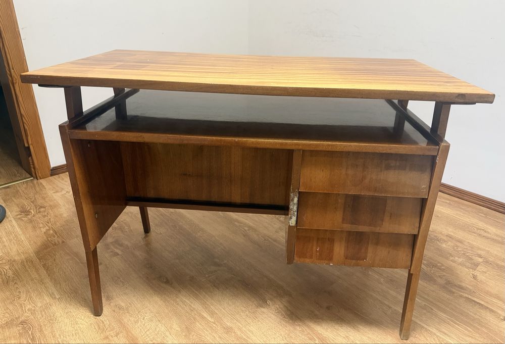 Dwustronne biurko PRL