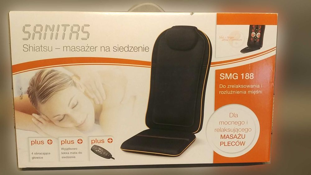 Masażer na siedzenie do biura lub samochodu (SANITAS SMG 188)