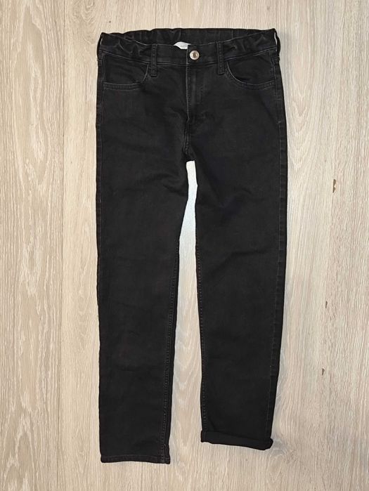 Комфортні стрейчеві джинси вузького крою h&m на 12-13 років