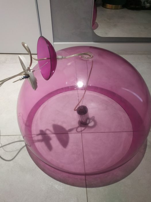 Lampa Kartell Medium FL/Y lampa wisząca LED różowa