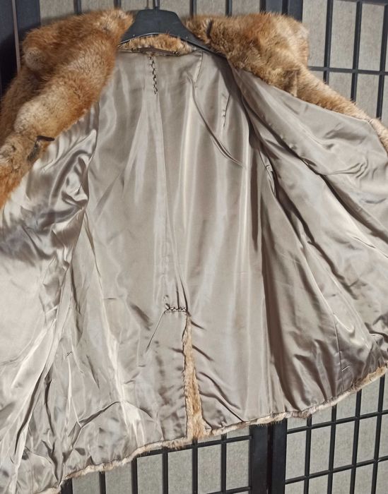 Futro naturalne z królika - rozmiar L