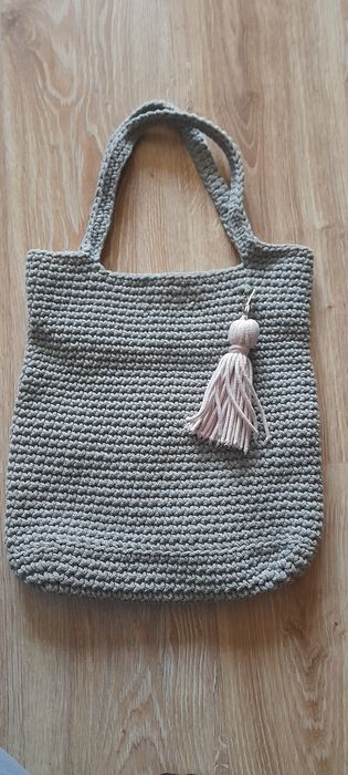 Torebka robiona na szydełku, handmade
