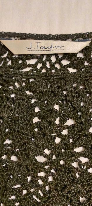 Czarna narzutka   ręcznie robiona na bluzkę ,golfik rozmiar 38 /40