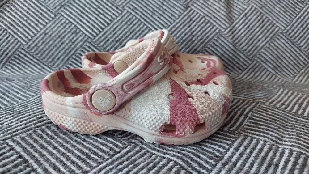Крокси, Сабо, Крокс, Crocs  Marbled Clog С6, 13-13,5см