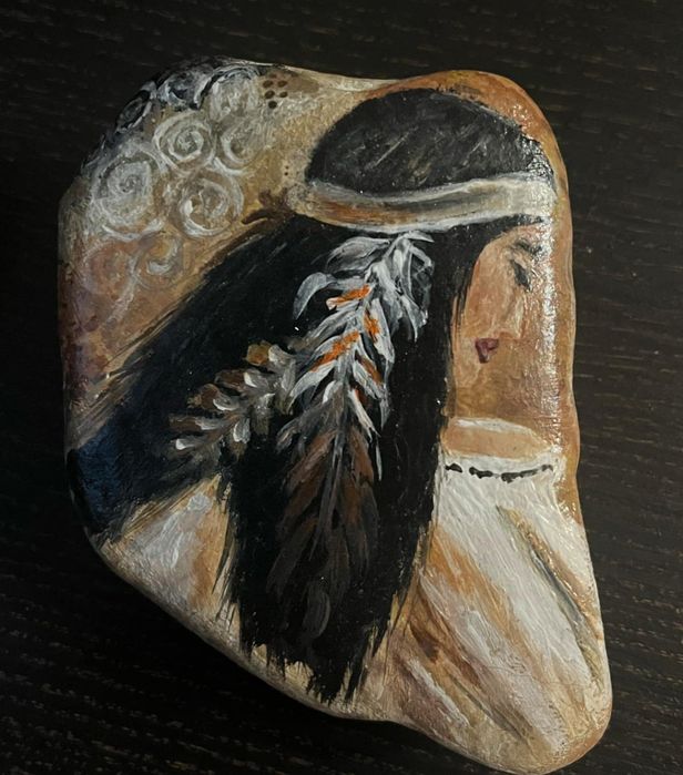 Kamień malowany rękodzieło