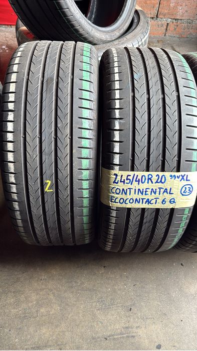 Pneus 245/40/20 Continental semi novos