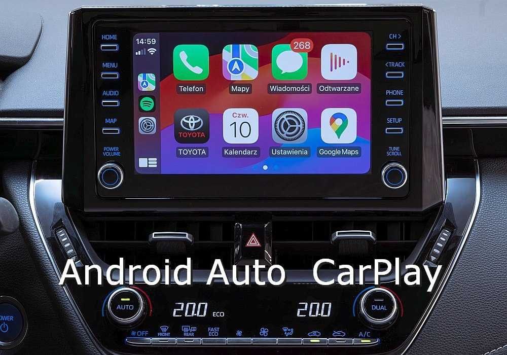 Toyota CarPlay Android Auto Aktywacja Toyota Rav4 Corolla C-HR Camry