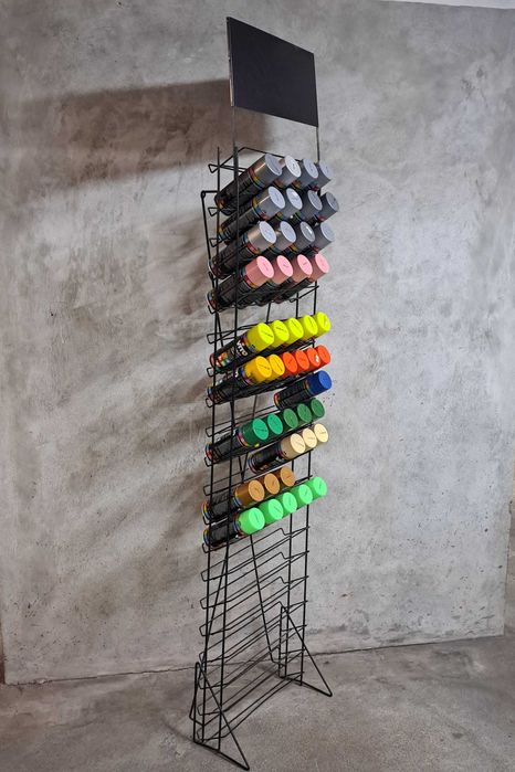 44 Latas de tinta Spray marca VITO 400ml + Suporte expositor metálico