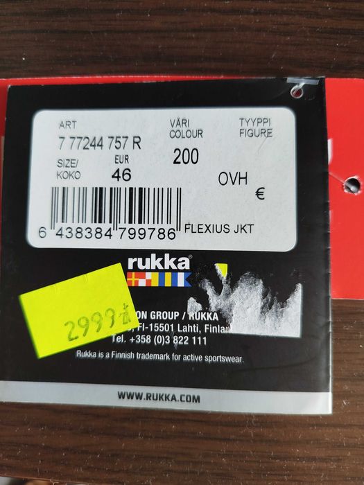 Kurtka Rukka Flexius w rozmiarze 46