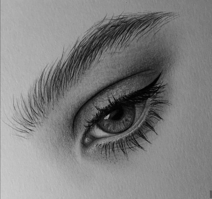 Портрет простым карандашем