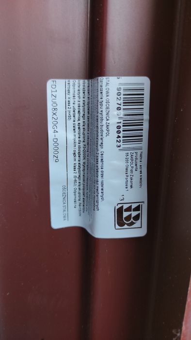 Ościeżnica drzwi stalowa 80 nowa