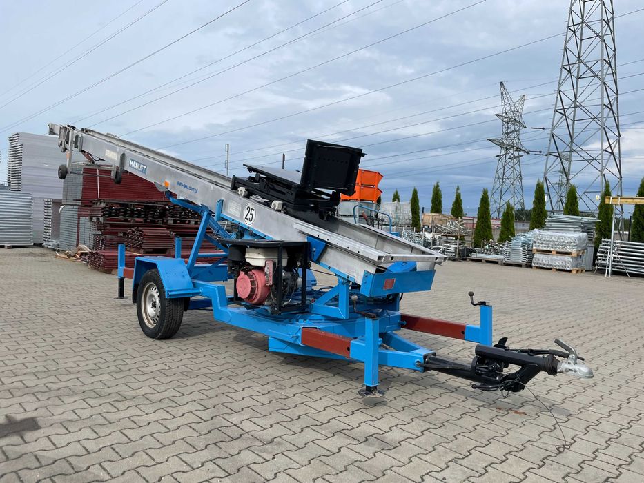 Winda drabina dekarska Steinweg ML-21/H Załamanie Spalinowa wciągarka