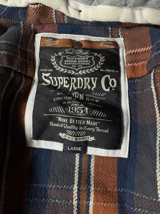 Сорочка SuperDry овершот casual фланель трекінгова сорочка тактична