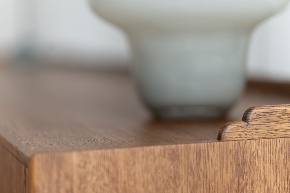 Sideboard Nørrebro drewniana komoda mid-century modern duńska vintage