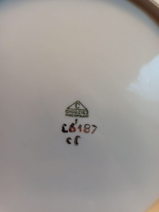 Zastawa stołowa porcelana z Chodzieży