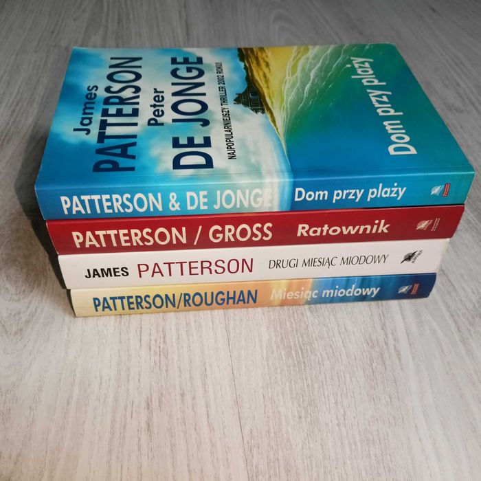 4x James Patterson Ratownik Drugi miesiąc miodowy Dom przy plaży