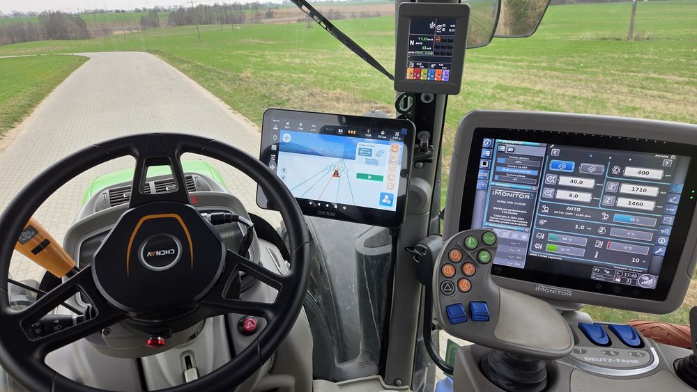 Deutz fahr 6190 TTV Okazja Pneumatyka Nawigacja