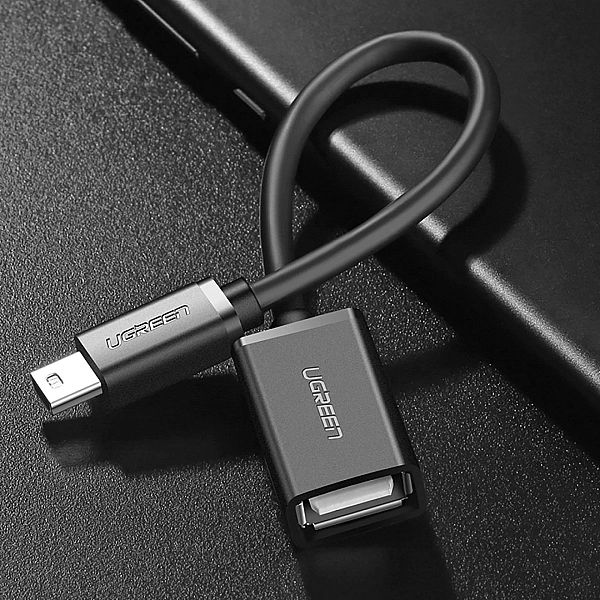 Adapter Ugreen US249, 10383 mini USB-B (męski) / USB-A (żeński) OTG 10