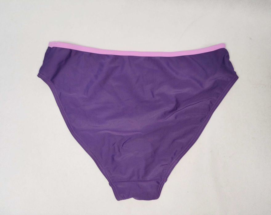 Majtki kąpielowe 36 fioletowe z wysokim stanem STD0166 LA REDOUTE