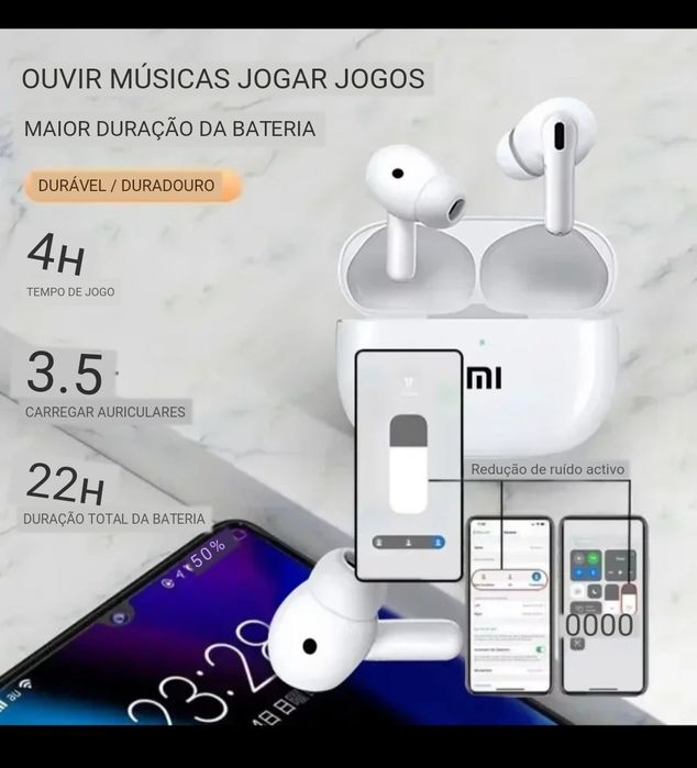 Fones de último modelo